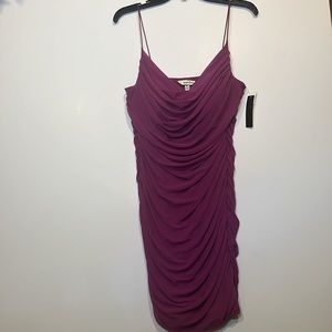 NWT Speechless Magenta Ruched Dress size XL
